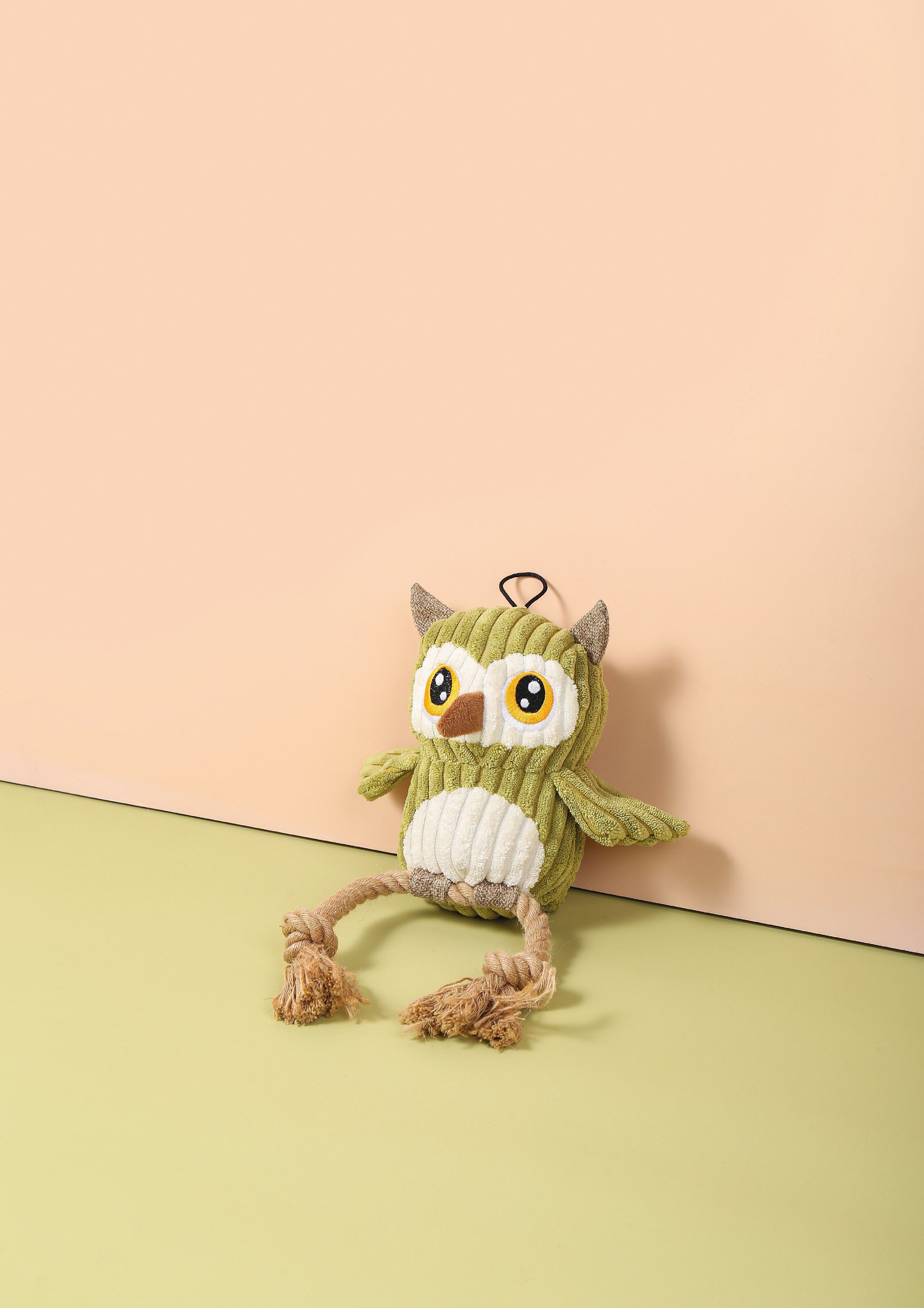 Игрушка СОВА С КАНАТОМ мягкая 30 см. 10641099 Mpets