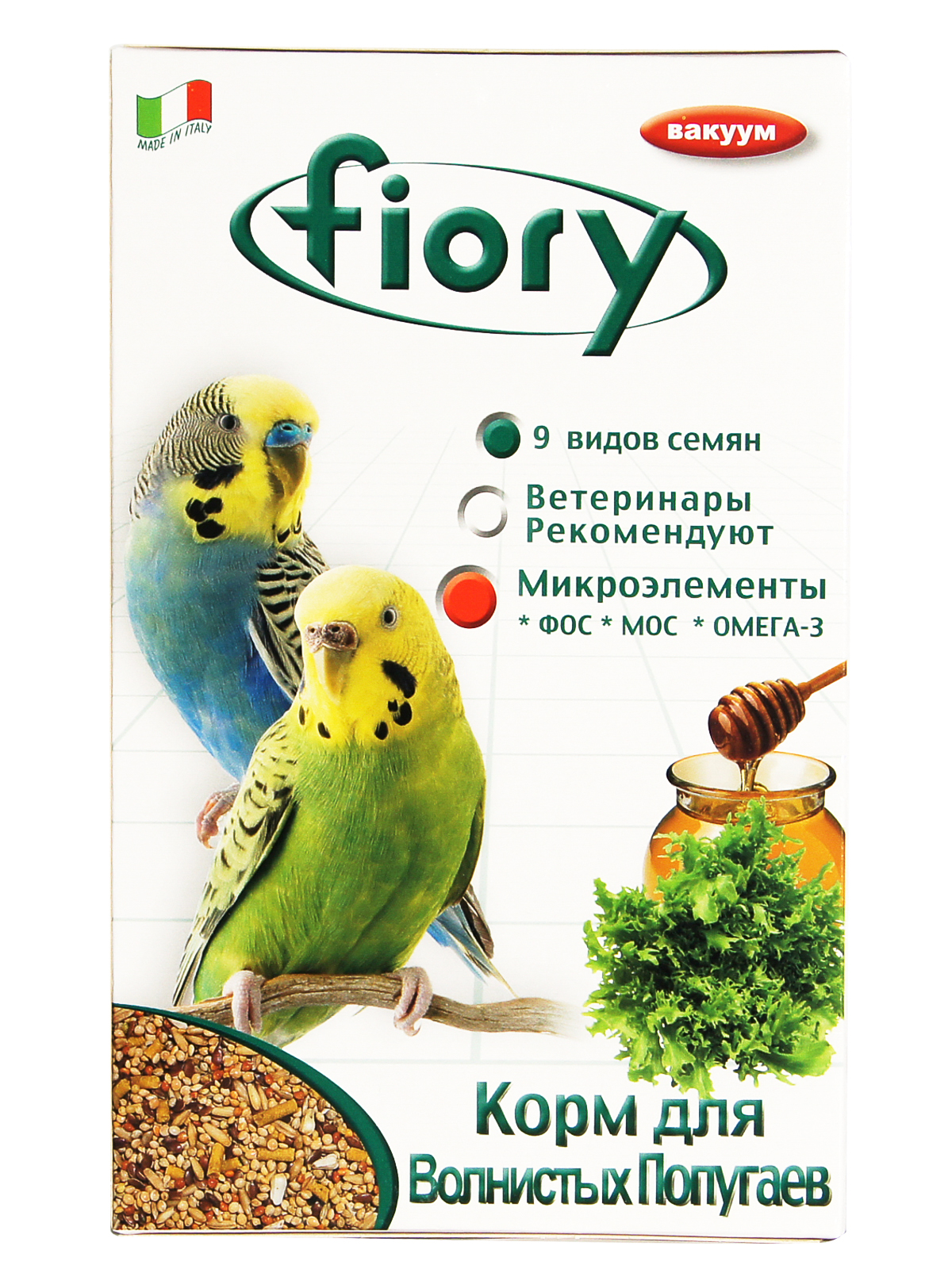 Корм Fiory Pappagallini для волнистых попугаев 400 г