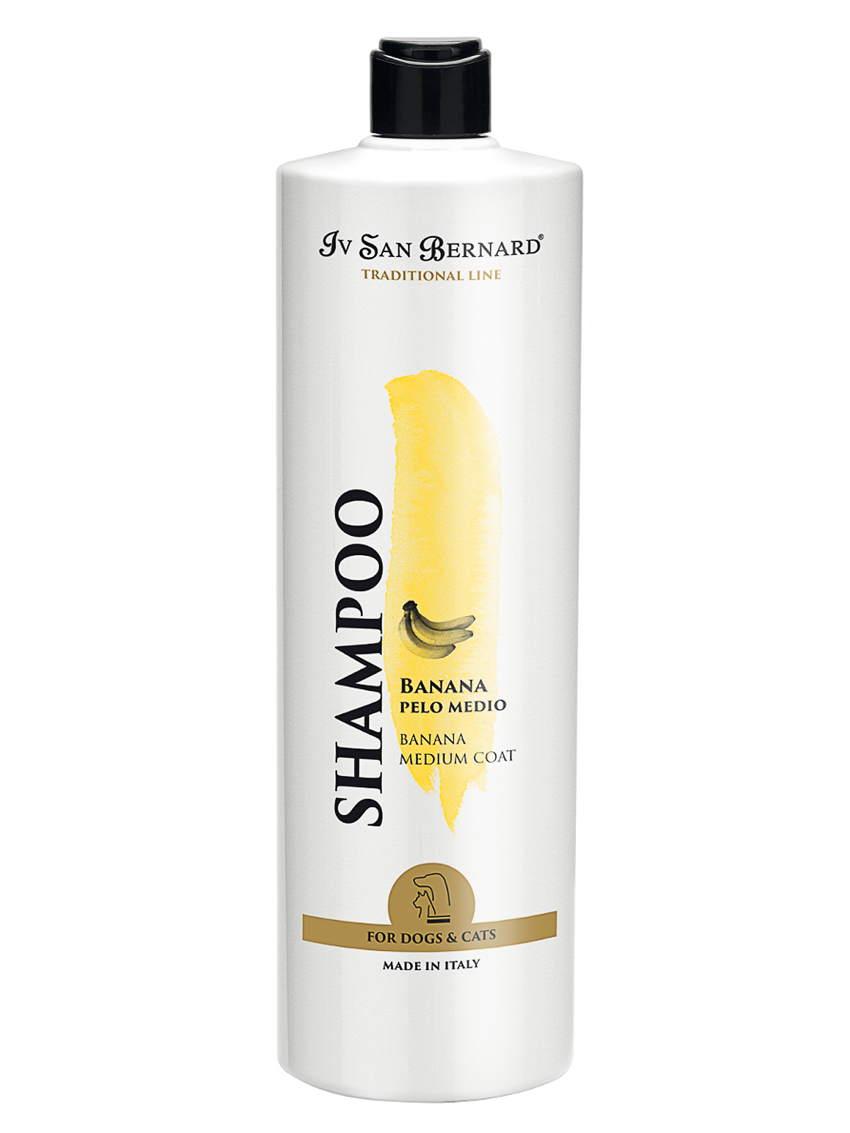 Iv San Bernard ISB  Line Banana Шампунь для шерсти средней длины 1 л 8022767038265