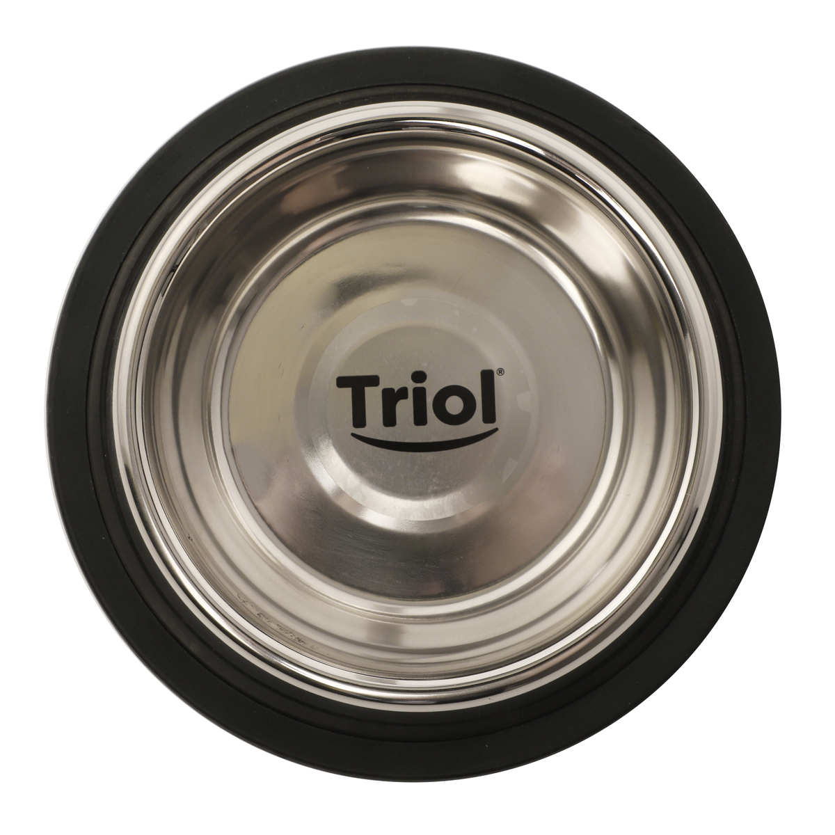 Triol Миска для животных  металлическая на резине, 2,6 л