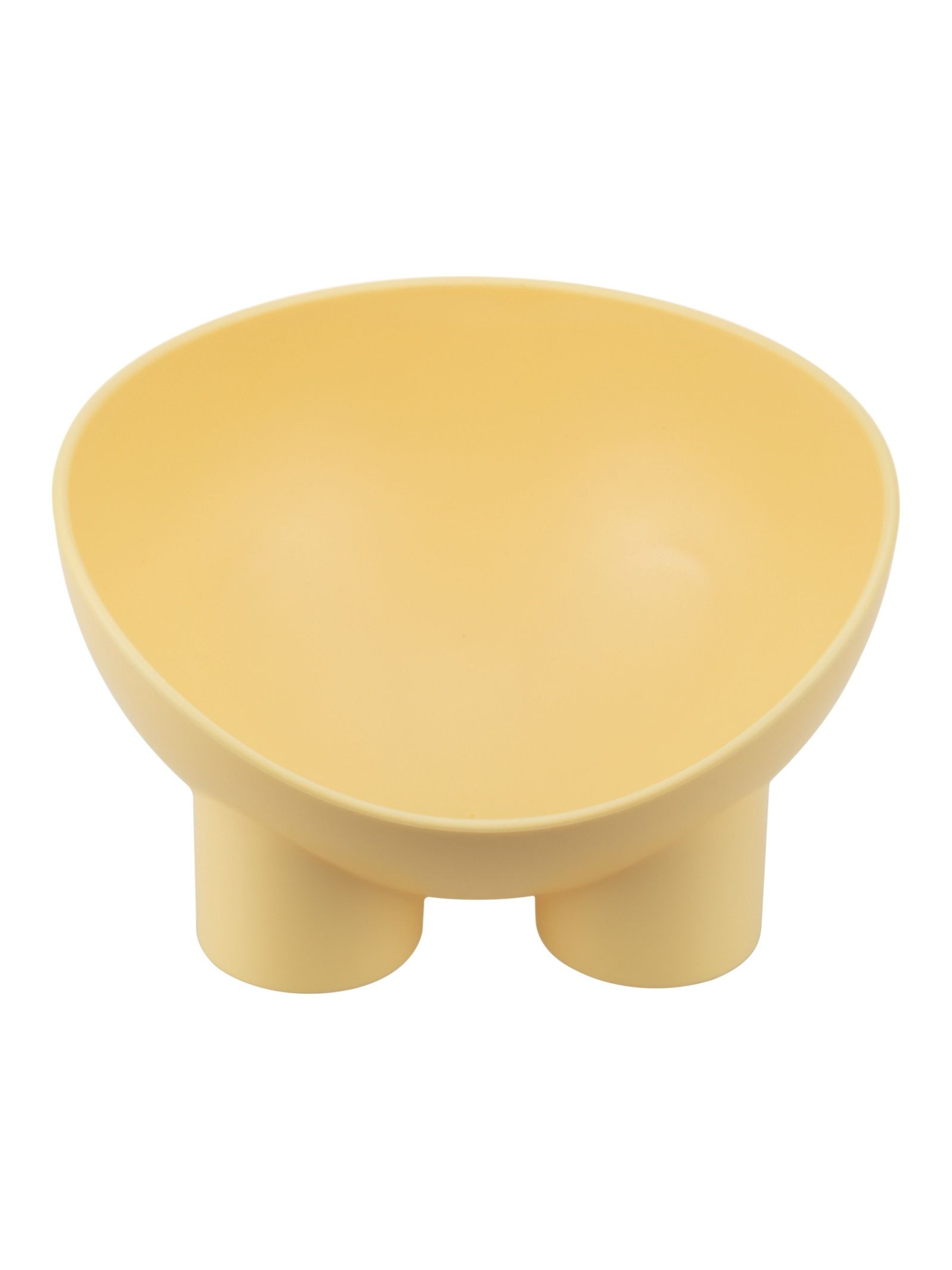 Миска для животных "Homepet Frost Touch Слоник" на ножках банановая 0,3 л