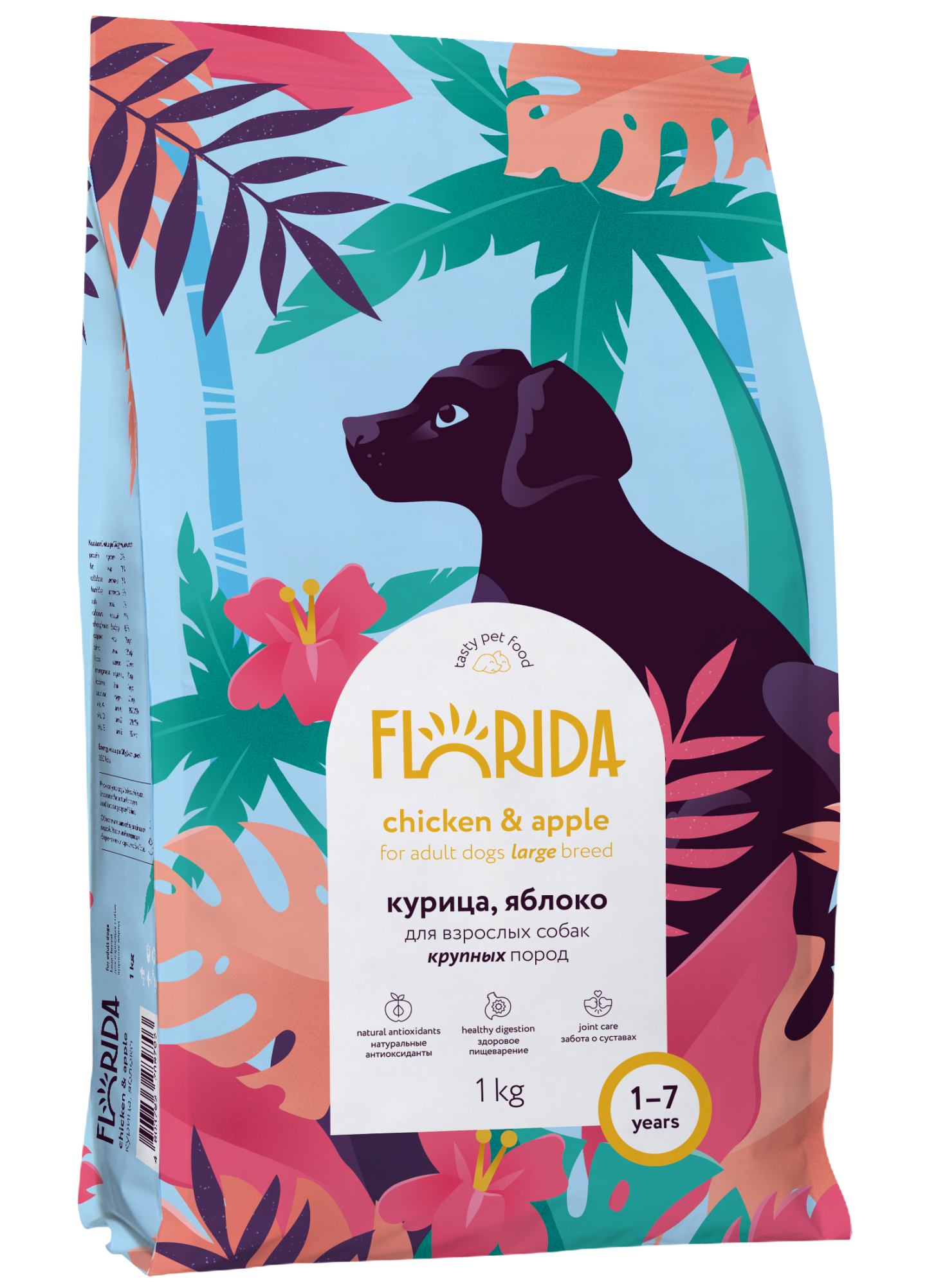 Корм для собак крупных пород "Florida" (Флорида) с курицей 1 кг 4603763289703