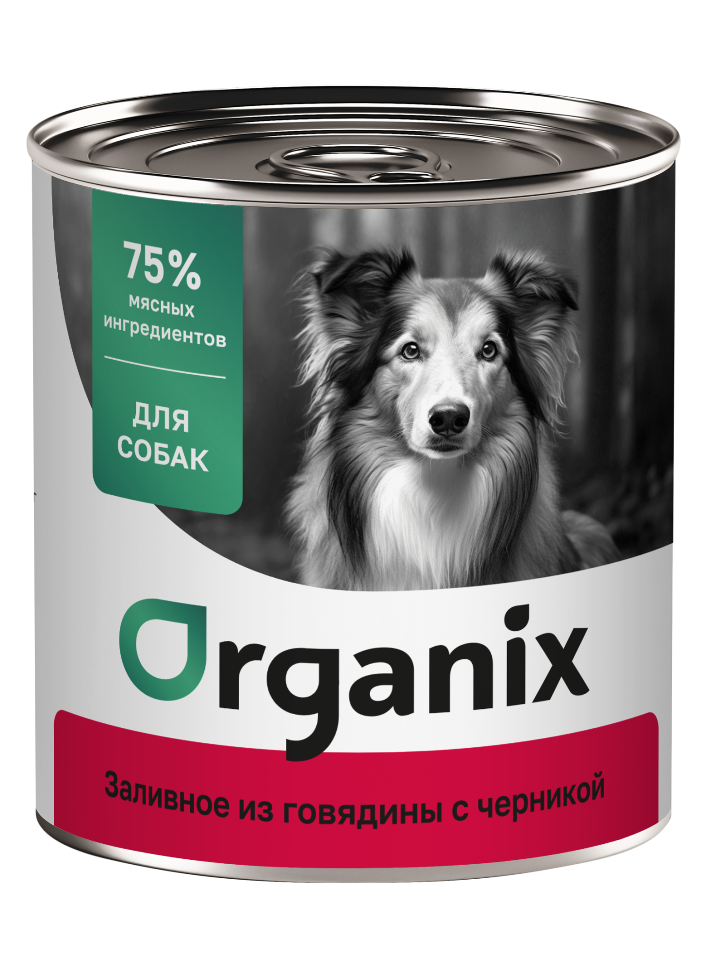 Organix Консервы для собак заливное из говядины 1шт-750гр 4640201676251 4609397282479