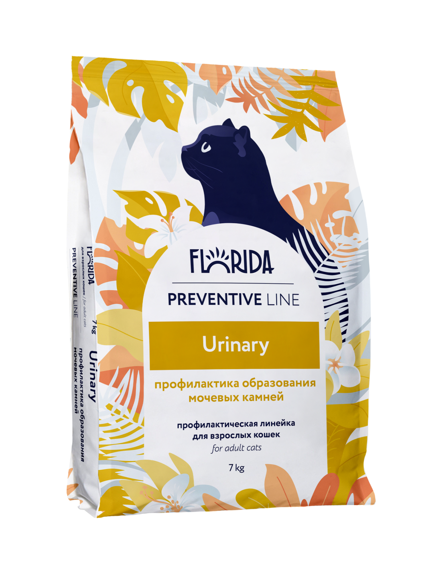 FLORIDA Urinary Сухой корм для кошек с курицей 7 кг