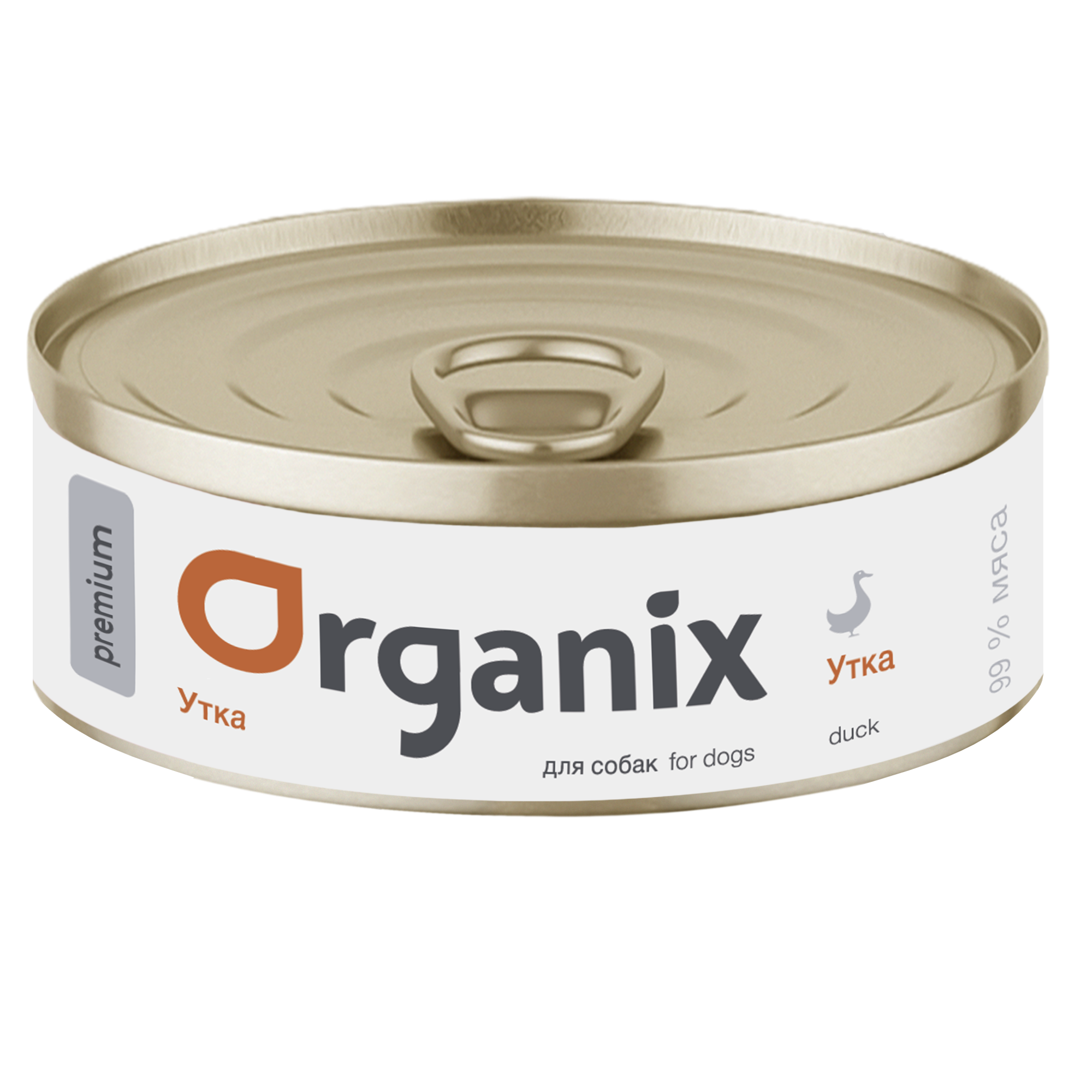 Organix Влажный корм для собак с уткой 1шт-100г 4640201675582 4606639756033