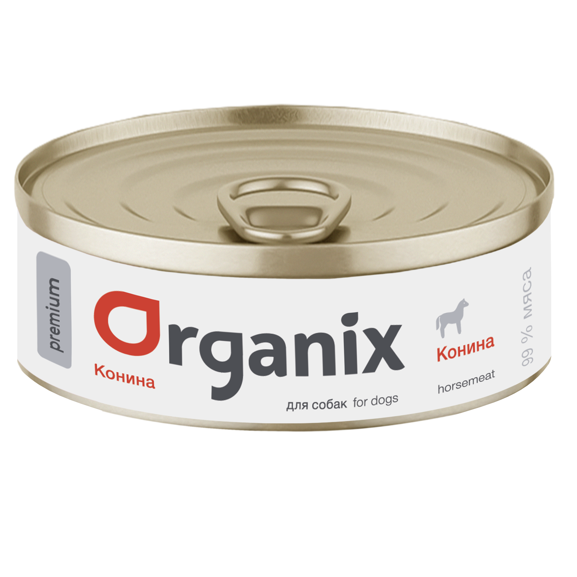 Organix Влажный корм для собак с кониной 1шт-100г 4640201675568 4607416308582