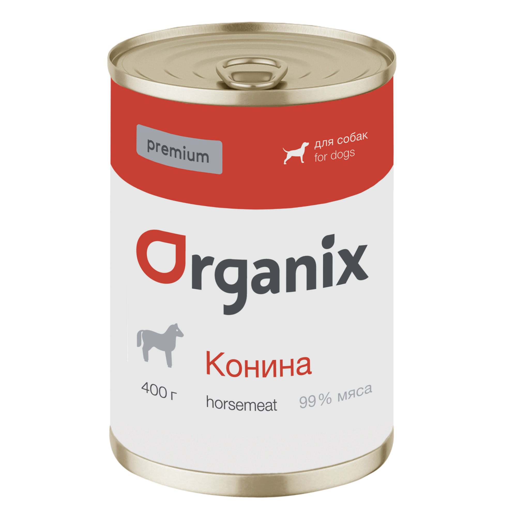Organix Влажный корм для собак с кониной 1шт-400г 4640201675520 4603523625772