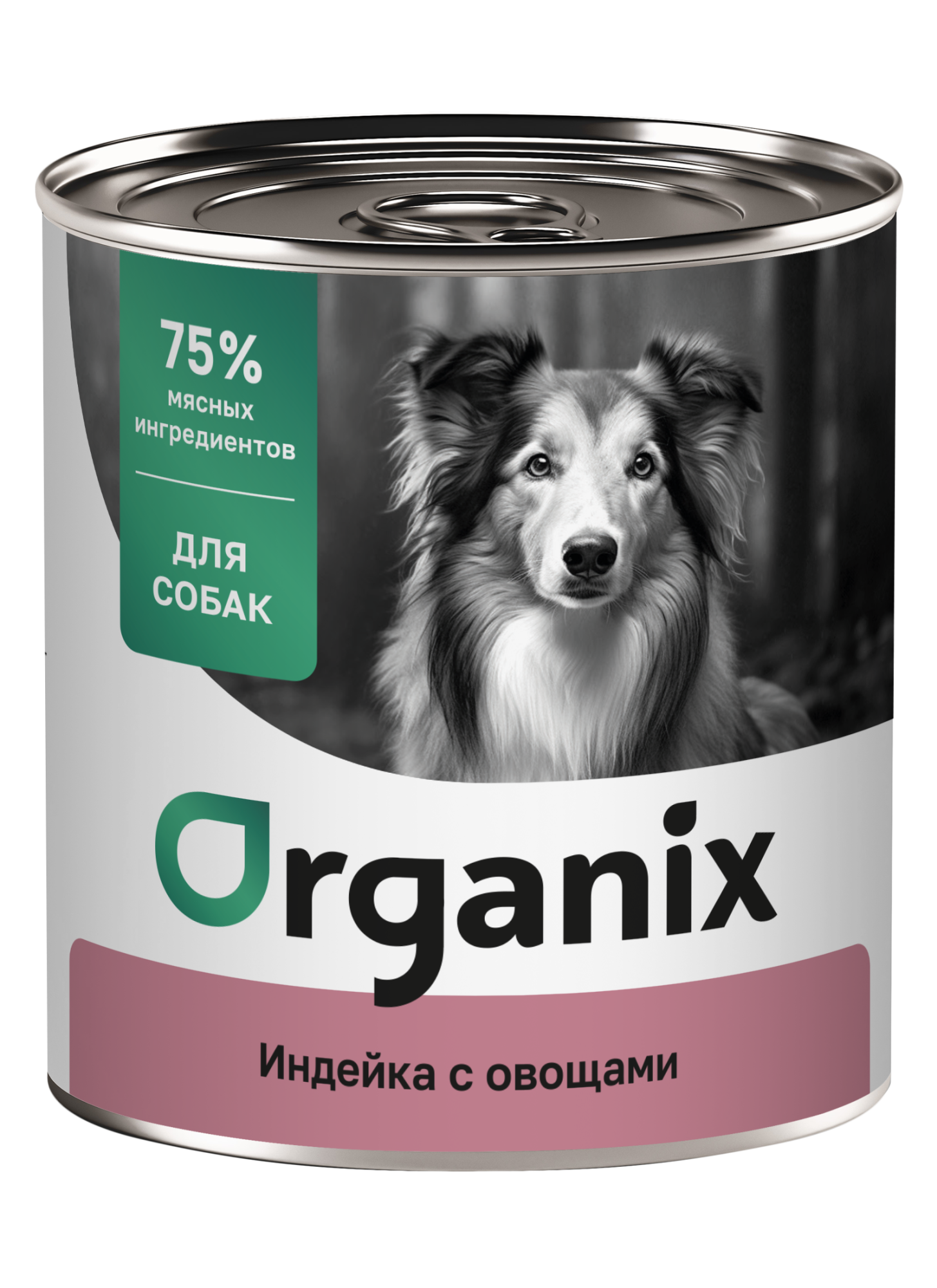 Organix Консервы для собак индейка с овощами 1шт-750гр 4640201676275 4601462131095