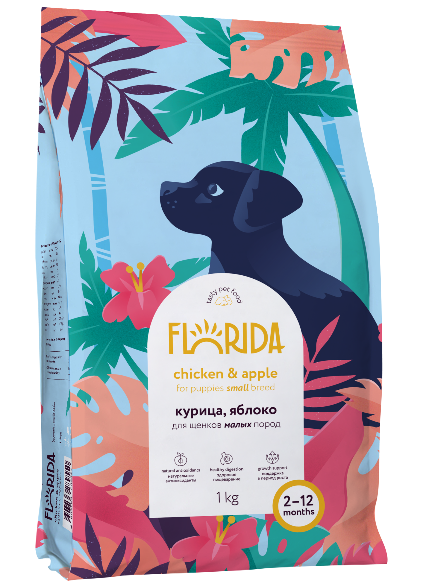 FLORIDA. Сухой корм для мелких щенков с курицей 1 кг 4603763289550