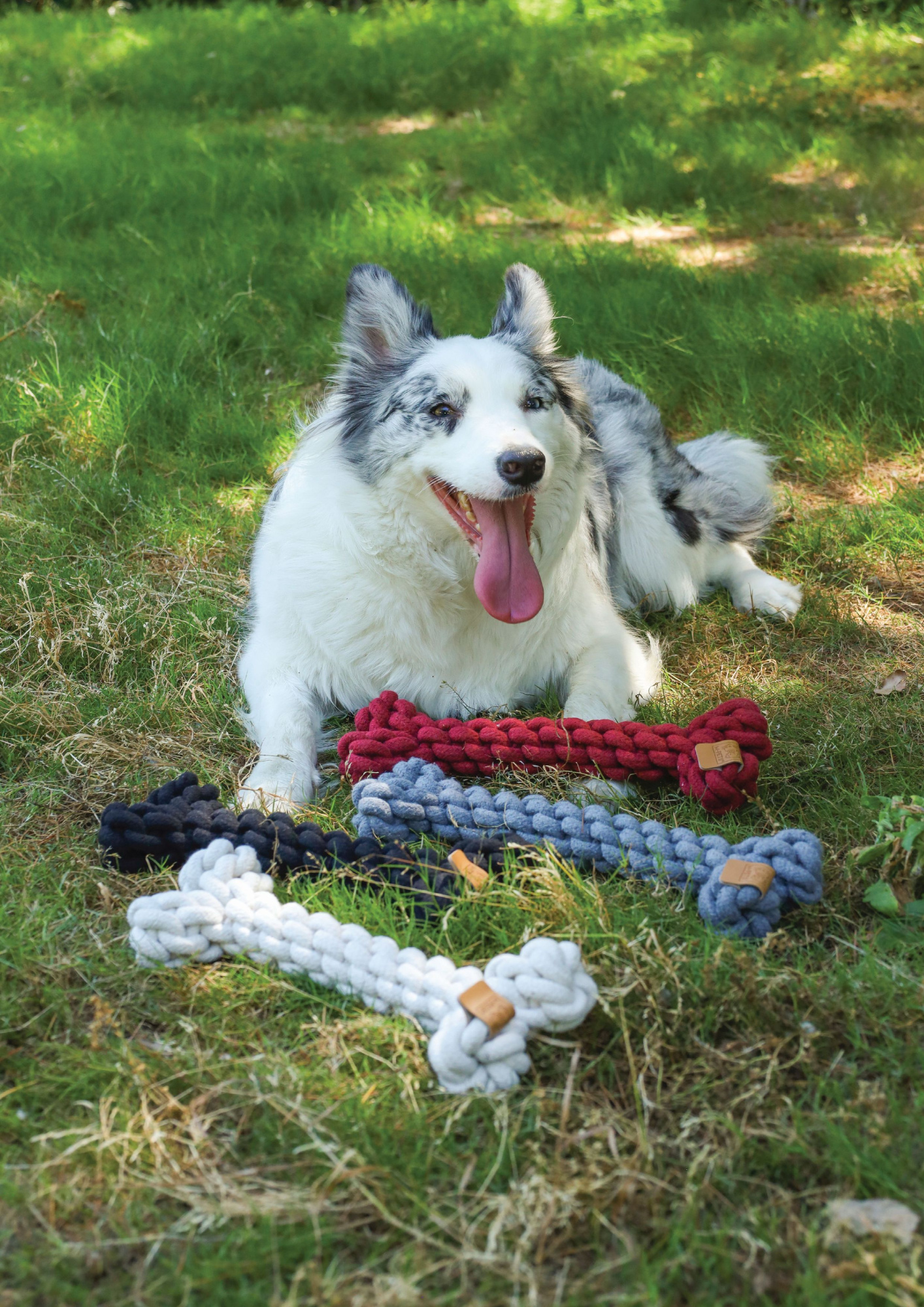 Игрушка для собак косточка белая 30 см (хлопок) Mpets 10648801